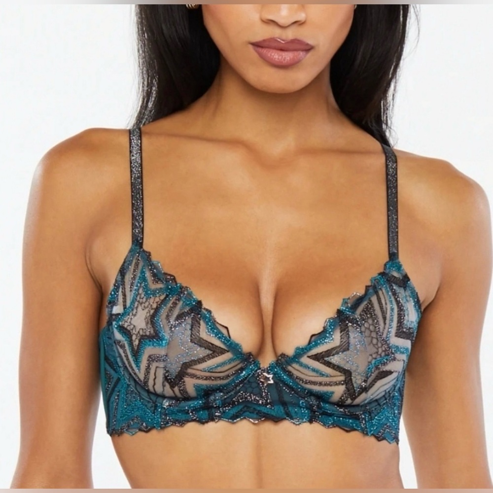 Savage X Fenty Shining Star Bra, NEW